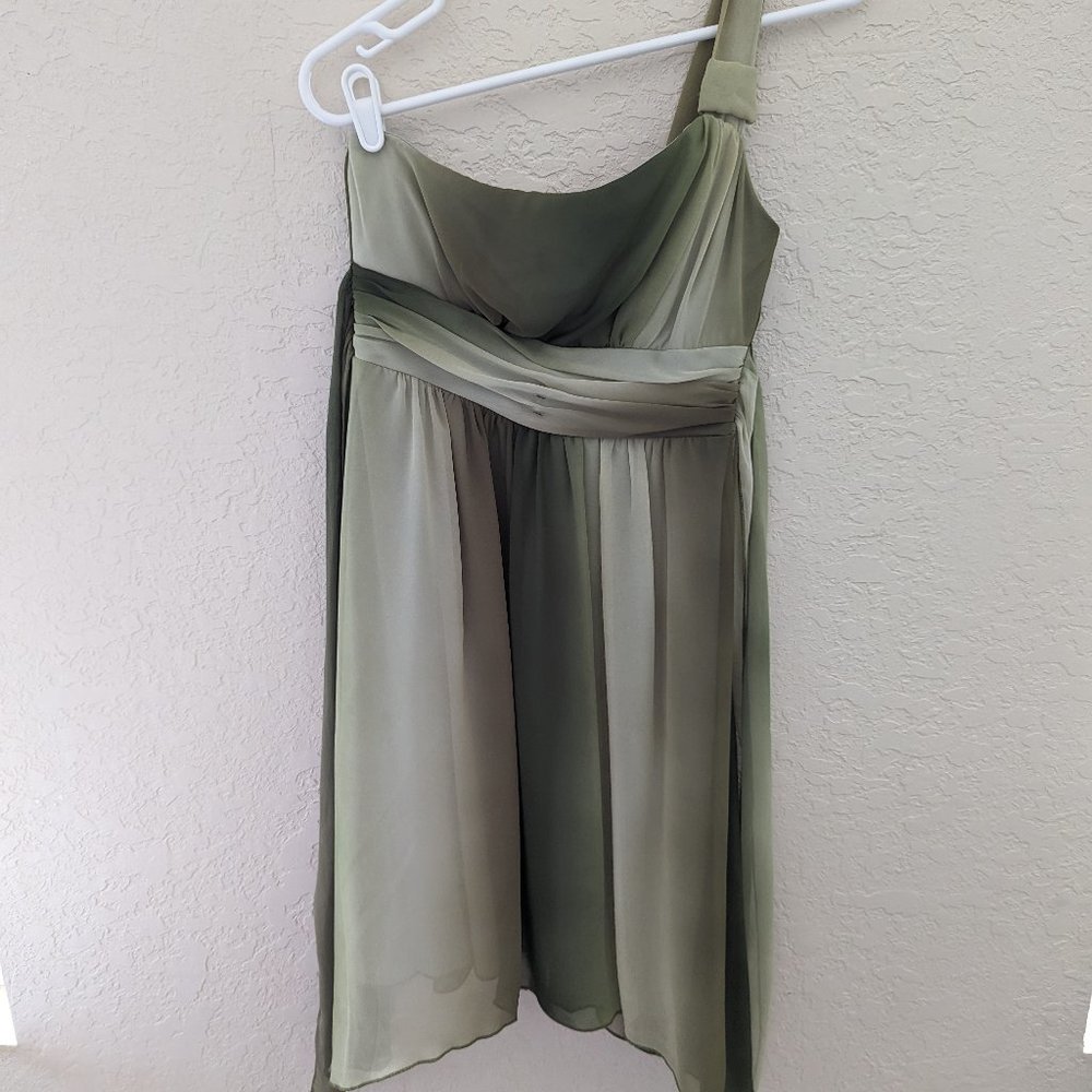 Teeze Me Vintage Green Fairy Waist Tie 90s Y2K Dress Size 5 Made in USA